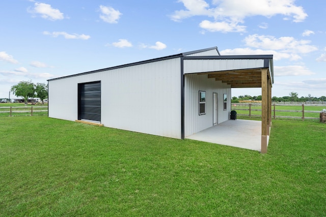 9603 Neon Moon Dr, Needville, TX 77461 - view of pole building featuring a carport