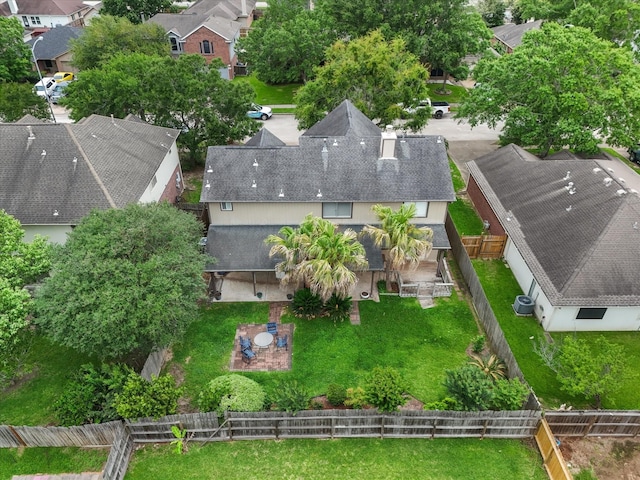 1814 Oak Valley Dr, Kemah, TX 77565 - aerial perspective of suburban area