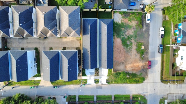 aerial view of residential area