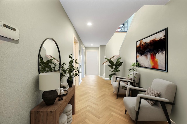1804 N Memorial Way Unit B, Houston, TX 77007 - corridor featuring recessed lighting and baseboards
