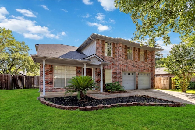 17610 Mill Springs Dr, Spring, TX 77379 - traditional home with brick siding, driveway, and a garage