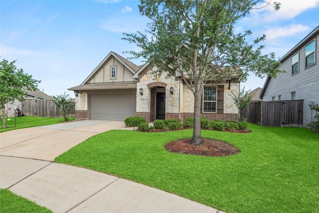 20122 Matador Ridge Dr, Cypress, TX 77433 - view of front of home featuring concrete driveway, brick siding, and a garage