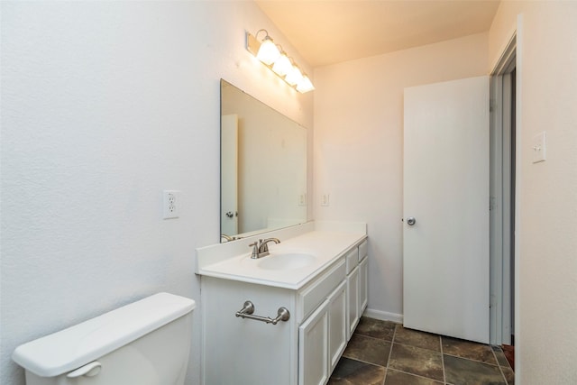 21202 Fire Wind Ct, Spring, TX 77379 - half bathroom featuring toilet and vanity