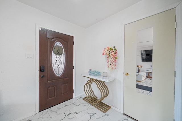 16815 Watering Oaks Ln, Houston, TX 77083 - entryway with light marble finish flooring