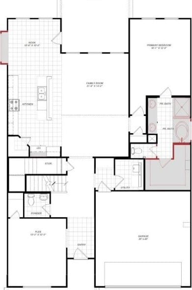 21705 Southern Valley Ln, New Caney, TX 77357 - room layout