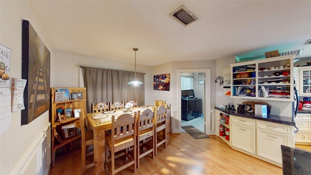 19115 Shay Ln, Humble, TX 77346 - dining room with light wood finished floors