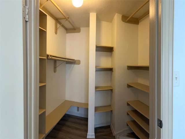 8702 Victorian Village Dr Unit 8702, Houston, TX 77071 - spacious closet with dark wood-type flooring