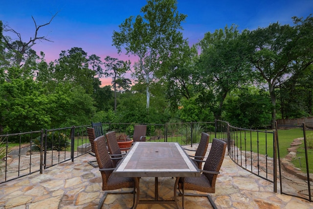 view of patio / terrace with outdoor dining area