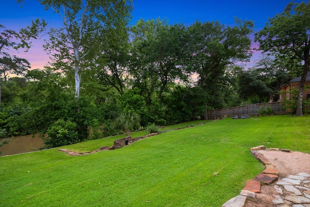 view of yard