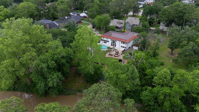 aerial overview of property's location