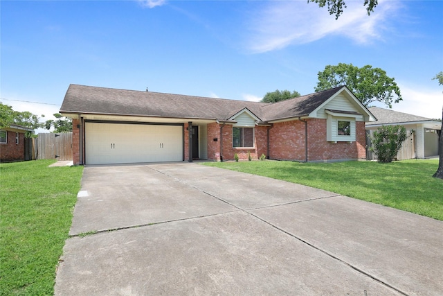 5418 Poinciana Dr, Houston, TX 77092 - single story home featuring brick siding, driveway, a garage, and a shingled roof