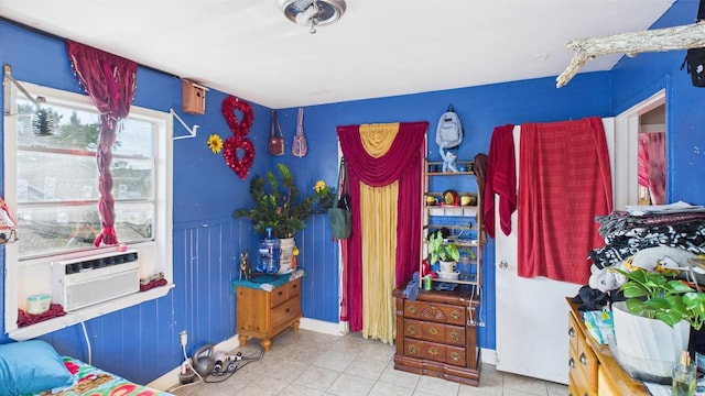 8935 Duane St, Houston, TX 77051 - tiled bedroom with cooling unit