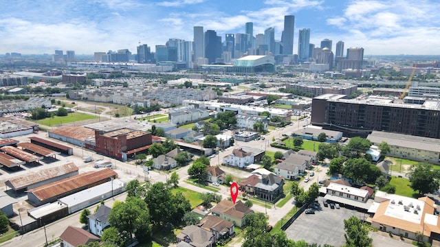 2602 Saltus St, Houston, TX 77003 - bird's eye view of a skyline view