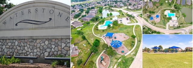 3418 Daniel Falls Ln, Katy, TX 77449 - aerial view