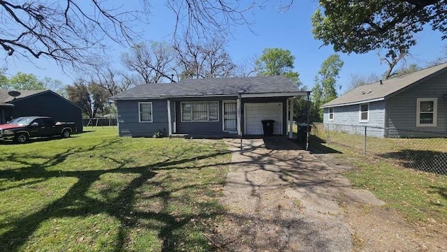 4215 Los Angeles St, Houston, TX 77026 - rear view of house with asphalt driveway and an attached garage