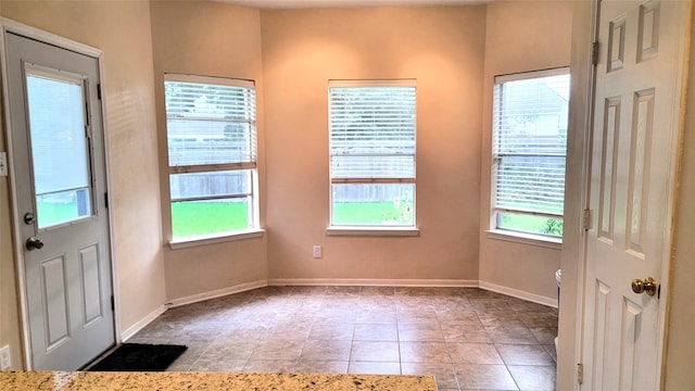 entrance foyer with baseboards