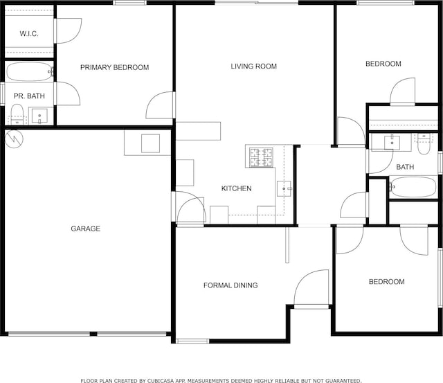 5810 Verdome Ln, Houston, TX 77092 - property floor plan
