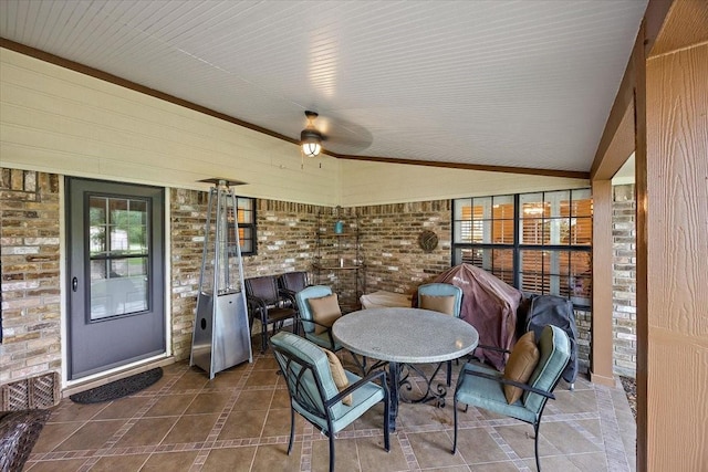 12392 Fm 355, Trinity, TX 75862 - sunroom with lofted ceiling
