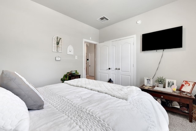 8619 Morning Dove Ln, Baytown, TX 77521 - bedroom featuring a closet and carpet floors
