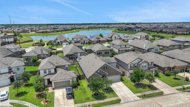 8619 Morning Dove Ln, Baytown, TX 77521 - aerial perspective of suburban area featuring a nearby body of water