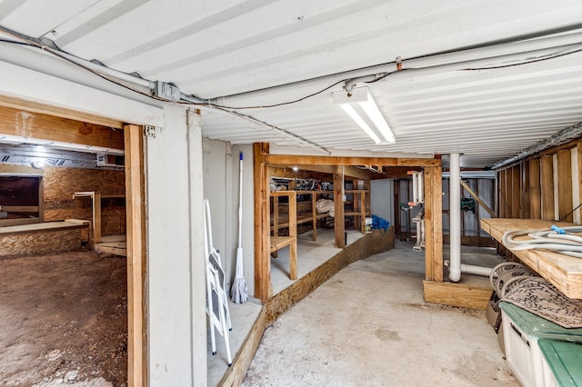 341 Sam, Houston Loop, Point Blank, TX 77364 - view of unfinished basement