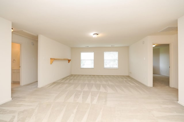 2202 Sugar Hill Dr, Deer Park, TX 77536 - unfurnished room featuring light colored carpet and attic access