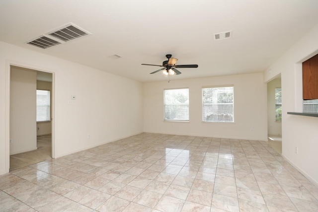 2202 Sugar Hill Dr, Deer Park, TX 77536 - empty room with a ceiling fan
