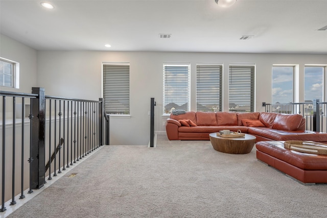 7507 Zion Grove Ct, Katy, TX 77493 - carpeted living area with recessed lighting