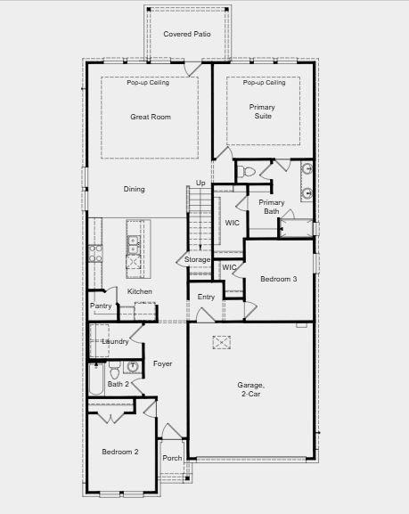 1207 Buffalo Run, Tomball, TX 77375 - view of home floor plan