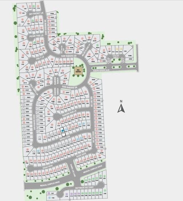 1207 Buffalo Run, Tomball, TX 77375 - map of parcels