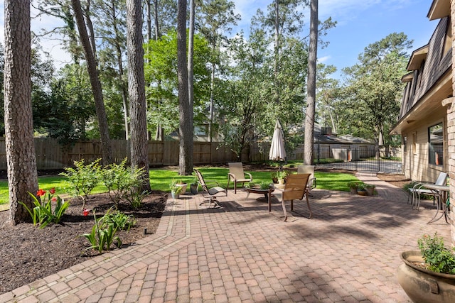 5407 Westminister Ct, Houston, TX 77069 - view of patio / terrace with a fenced backyard