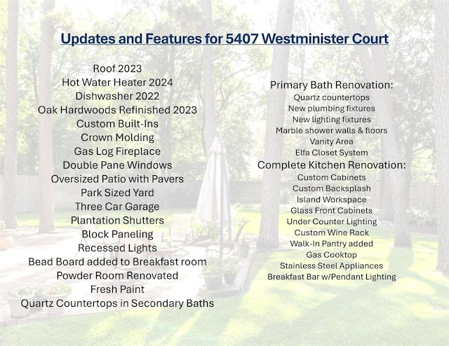 5407 Westminister Ct, Houston, TX 77069 - view of miscellaneous listing collateral