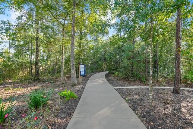 19015 Buckley Oak Dr, New Caney, TX 77357 - view of community featuring a forest view
