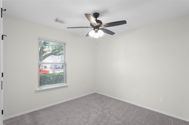 11339 Log Cabin Ln, Tomball, TX 77375 - spare room featuring ceiling fan, carpet flooring, and baseboards