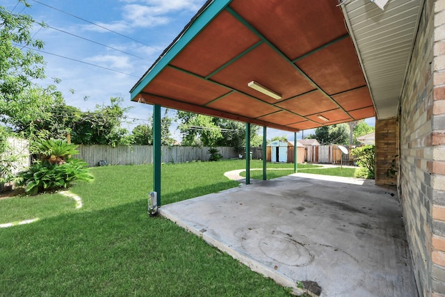 13430 Firebrick Dr, Houston, TX 77041 - view of yard featuring a patio area