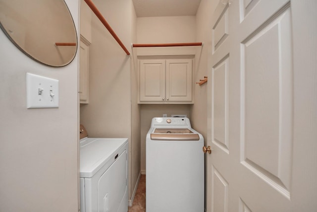 1119 Summer Brk, Sugar Land, TX 77479 - washroom with cabinet space and washer and dryer