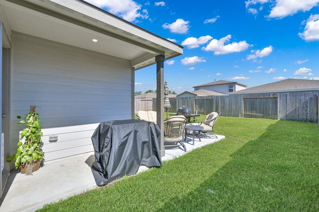 8230 Red Spruce St, Magnolia, TX 77354 - view of yard featuring a patio