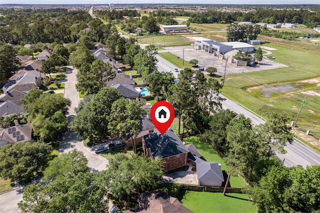 20106 Pinehaven Ln, Spring, TX 77379 - drone / aerial view of a tree filled landscape