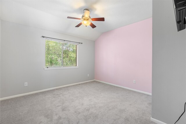 20106 Pinehaven Ln, Spring, TX 77379 - empty room with a ceiling fan, carpet floors, and baseboards