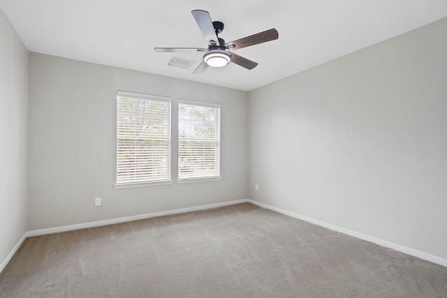 12506 Emerald Springs Dr, Pearland, TX 77584 - unfurnished room featuring carpet, baseboards, and a ceiling fan