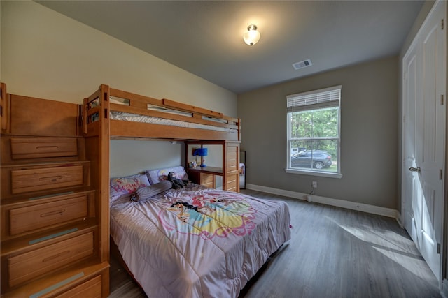 26495 Pin Oak Dr, Hempstead, TX 77445 - bedroom with wood finished floors and baseboards
