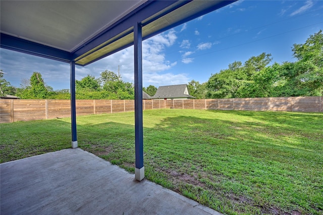 26495 Pin Oak Dr, Hempstead, TX 77445 - view of yard with a patio