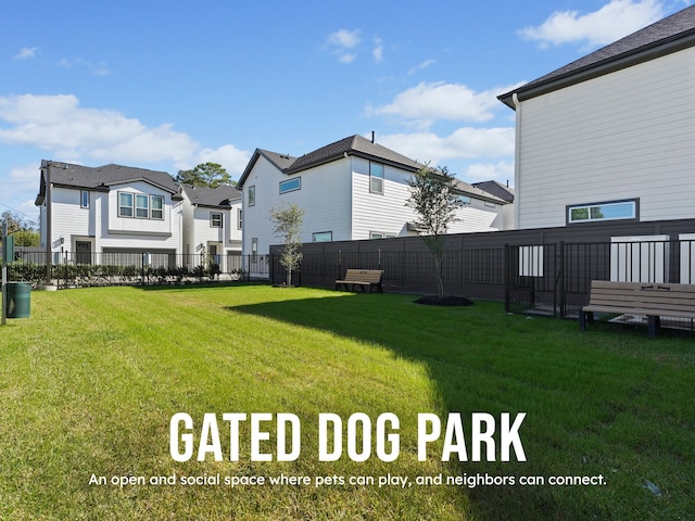 64 Dipping Ln, Houston, TX 77076 - view of yard featuring a residential view