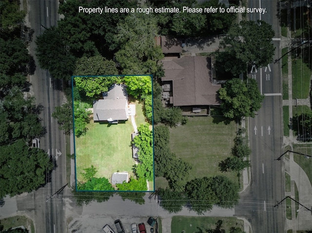 407 W Main St, Brenham, TX 77833 - view of property location featuring property boundaries highlighted
