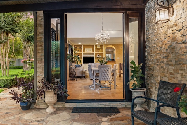 view of entrance to property