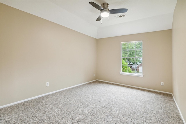 17426 Little Riata Dr, Houston, TX 77095 - carpeted empty room with baseboards and ceiling fan