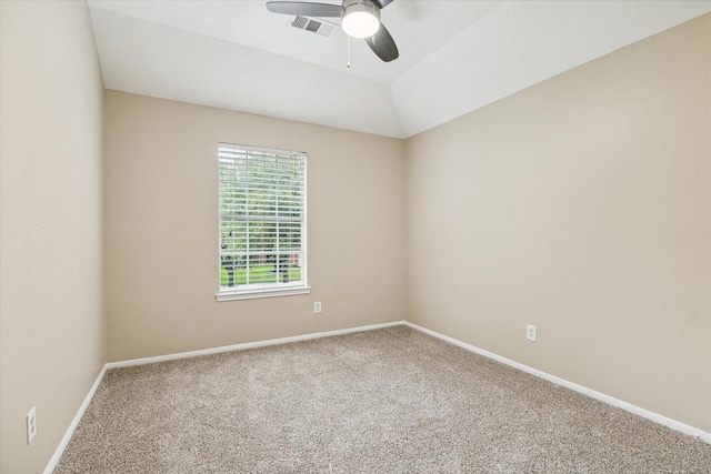 17426 Little Riata Dr, Houston, TX 77095 - carpeted empty room with ceiling fan and baseboards