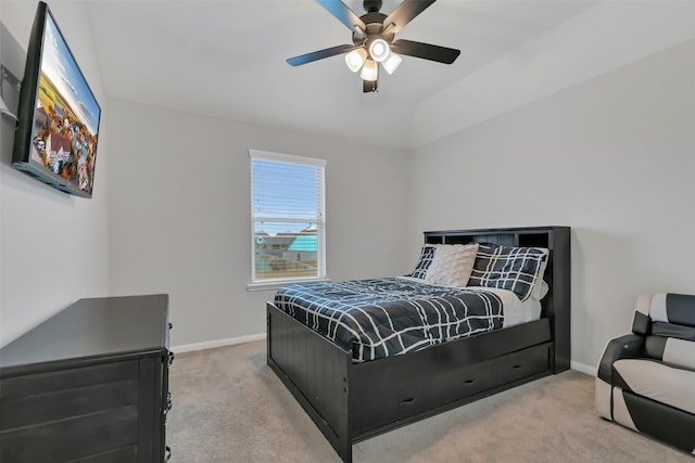 15606 Upper Lochton Dr, Humble, TX 77346 - carpeted bedroom featuring baseboards and a ceiling fan