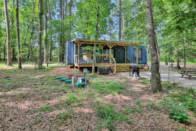 275 Fairview E, Livingston, TX 77351 - view of front of house featuring a deck