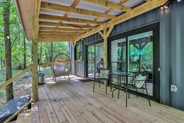 275 Fairview E, Livingston, TX 77351 - view of sunroom